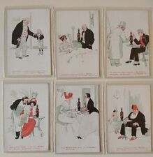 CORFINIO Cartolina pubblicitaria serie di 6 PESCARA BARATTUCCI LIQUORE