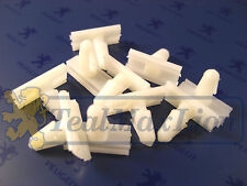 10 agrafes plastiques