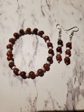 Handmade silver earrings with - handmade,