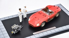 CMC 1/18 M172 Diorama Maserati 300S Dirty Hero RARE (AUTOART BBR MR KYOSHO NOREV