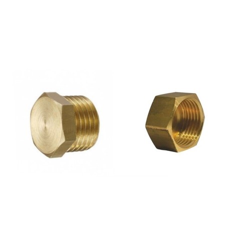 Tappo cieco ottone - cieco, per
