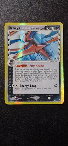 Carta pokemon deoxys - carta,
