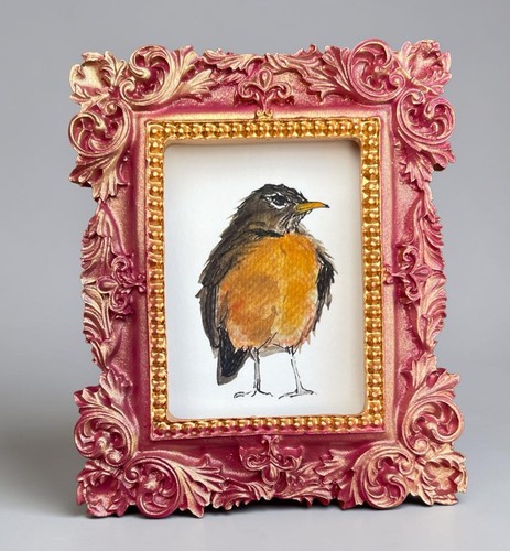Stampa acquerello robin bird - stampa,