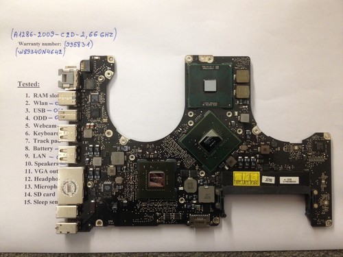 Scheda logica macbook pro - scheda,