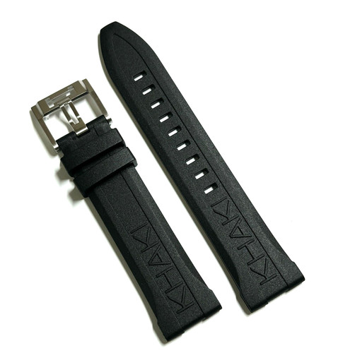 Cinturino gomma nero - in,