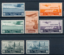 1934 COLONIE LIBIA VIII FIERA DI TRIPOLI POSTA AEREA + ESPRESSI CERTIFICATO 965