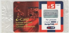 RICARICA TIM i-CARD NUOVA DA 5
