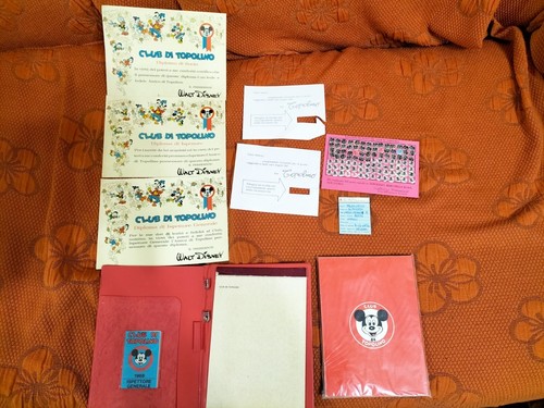 Club topolino con agenda - di,