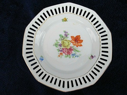 Piatto spilla floreale - , vintage