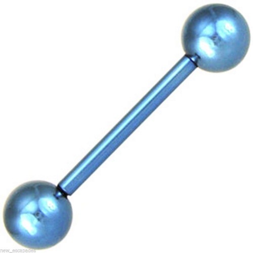 Barbell tongue nipple ring - nipple,