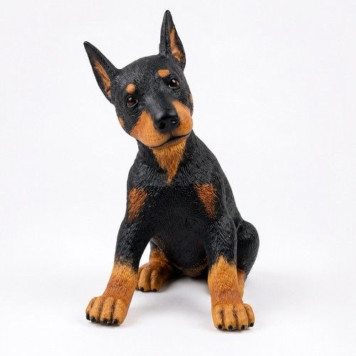 Figurina lenox doberman - figurina,