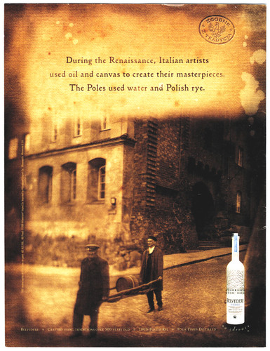 Print 2002 belvedere - ad, vodka