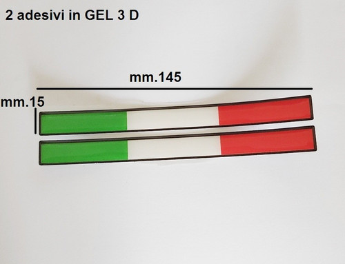 Adesivi bandiera italiana - adesivi,