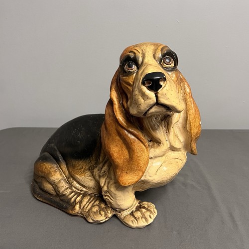 Statua cane bassett hound - cane,