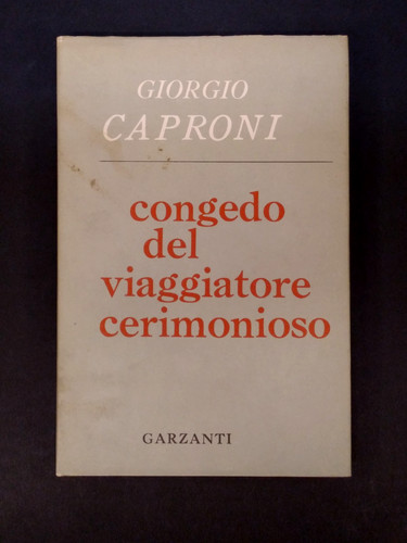 Autografato giorgio caproni - autografato,