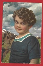 CARTOLINA VG GERMANIA - Bambino tra i monti - 9 x 14 - 1922 MUNCHEN