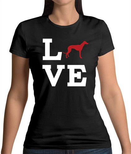 Shirt donna love greyhound - donna,