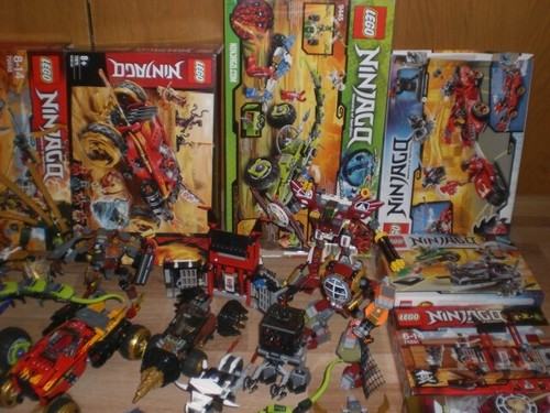 Enorme set lego ninjago bici - lego,