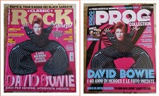 DAVID BOWIE lotto 2 magazine PROG ITALIA COLLECTION + CLASSIC ROCK LIFESTYLE