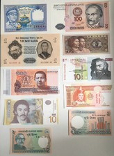 Lotto Banconote mondiali in fior di stampa - Da collezione - Guarda le foto