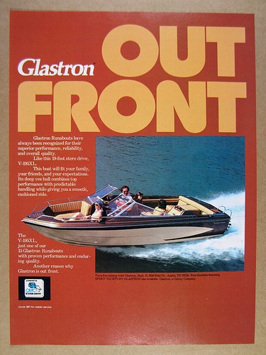 Pubblicità glastron 195xl - pubblicità, v-195xl
