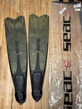 SEAC Shout pinne lunghe per immersioni subacquee, immersioni subacquee e pesca in apnea, misura 5,5-6,5