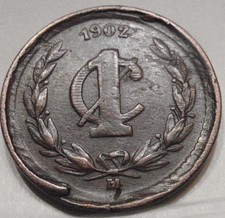 1902/899 M Messico Rame Uno 1