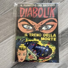 Fumetto Diabolik 10 Settembre 1963 Nr. 9 Pari Nuovo Ristampa