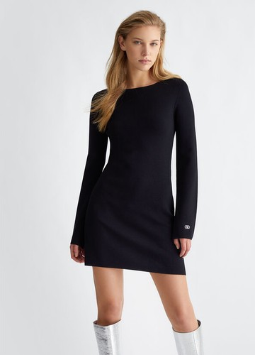 Liu white abito - in, maglia
