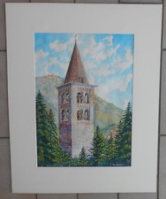 QUADRO AD ACQUERELLO FIRMATO