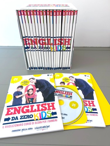 English zero kids dvd - da,