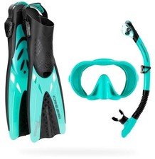 CRESSI Musa Explorer Set - Set Snorkeling Maschera, Pinne,per Adulti L/XL