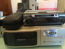 Sony CD Changer CDX-727 + Sony Autoradio Minidisc MDX C7900