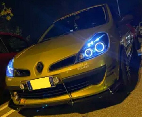 Fari neri angel eyes - 2, led