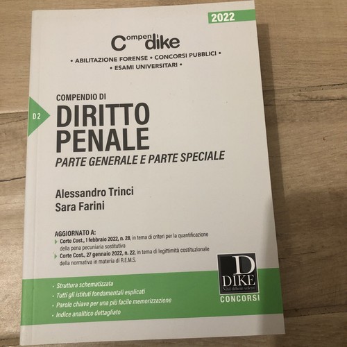 Compendio diritto penale dike