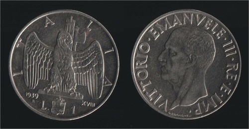 Lira 1939 xviii impero - lira,