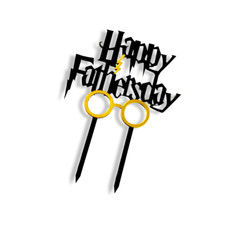 Acrylic Cake Topper Happy