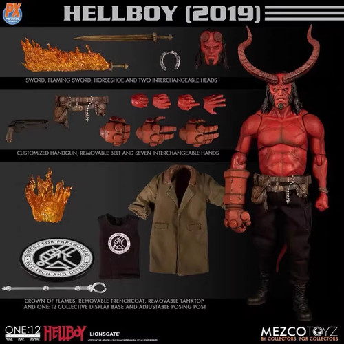 Mezco hellboy 2019 versione - mezco,