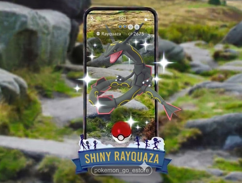 Rayquaza lucente con ascesa - lucente,