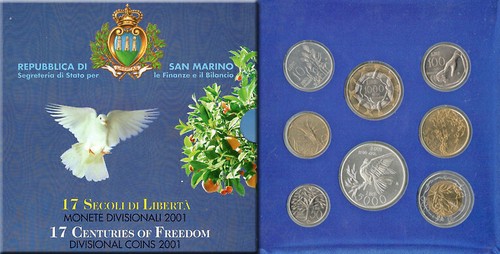San marino 2001 serie - -,