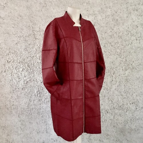 Womens red faux - womens, leather