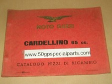 MOTO GUZZI CARDELLINO 65cc. CATALOGO PEZZI DI RICAMBIO ORIGINALE