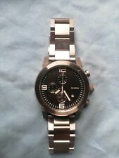 Orologio uomo Nixon Dodge The Ride ss cronografo ora acciaio metallo man watch