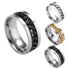 Anello Spinner In Acciaio Al