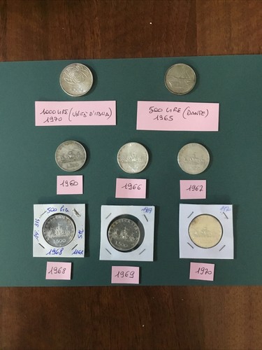 Monete argento lire - monete, 1000