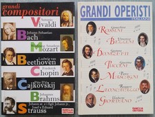 Grandi Compositori + Grandi Operisti Italiani Coppia Testi Musica