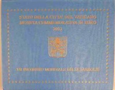 2012 VATICANO: 2 euro commemorativo "VII INCONTRO MONDIALE DELLA FAMIGLIE"