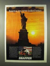 1986 snapper lawn mower - snapper,