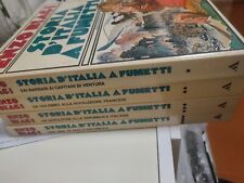 ENZO BIAGI STORIA D'ITALIA A FUMETTI - 4 Volumi Cartonati - Volume 4 Rarissimo