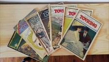 Lotto 6 riviste Touring Club Italiano numeri rari antichi 